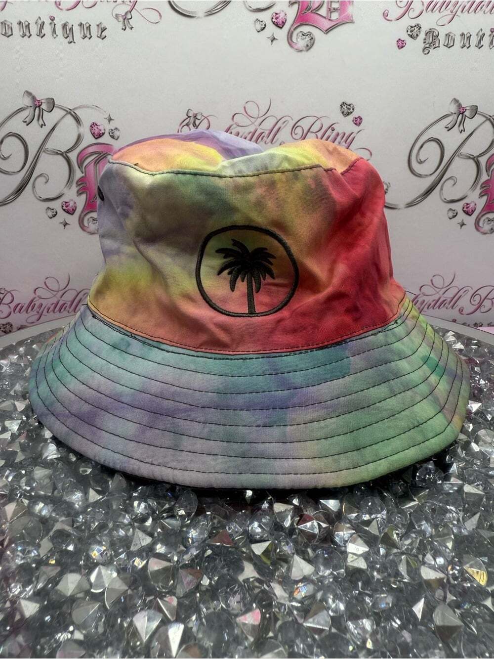 DREAMLAND Costa Rica hat bucket sun Tie-Dye Palm Bucket reversible